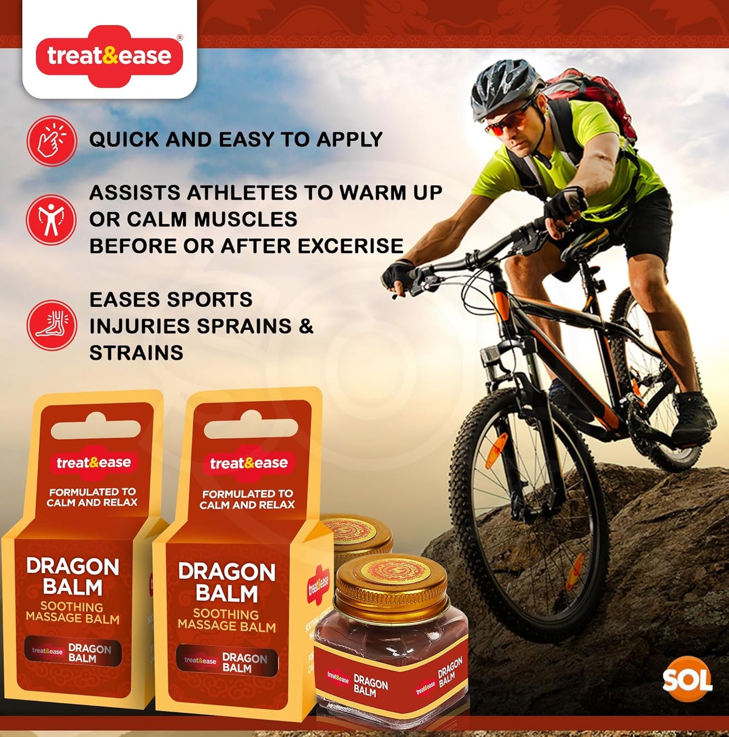 Dragon Heat Massage Balm Duo