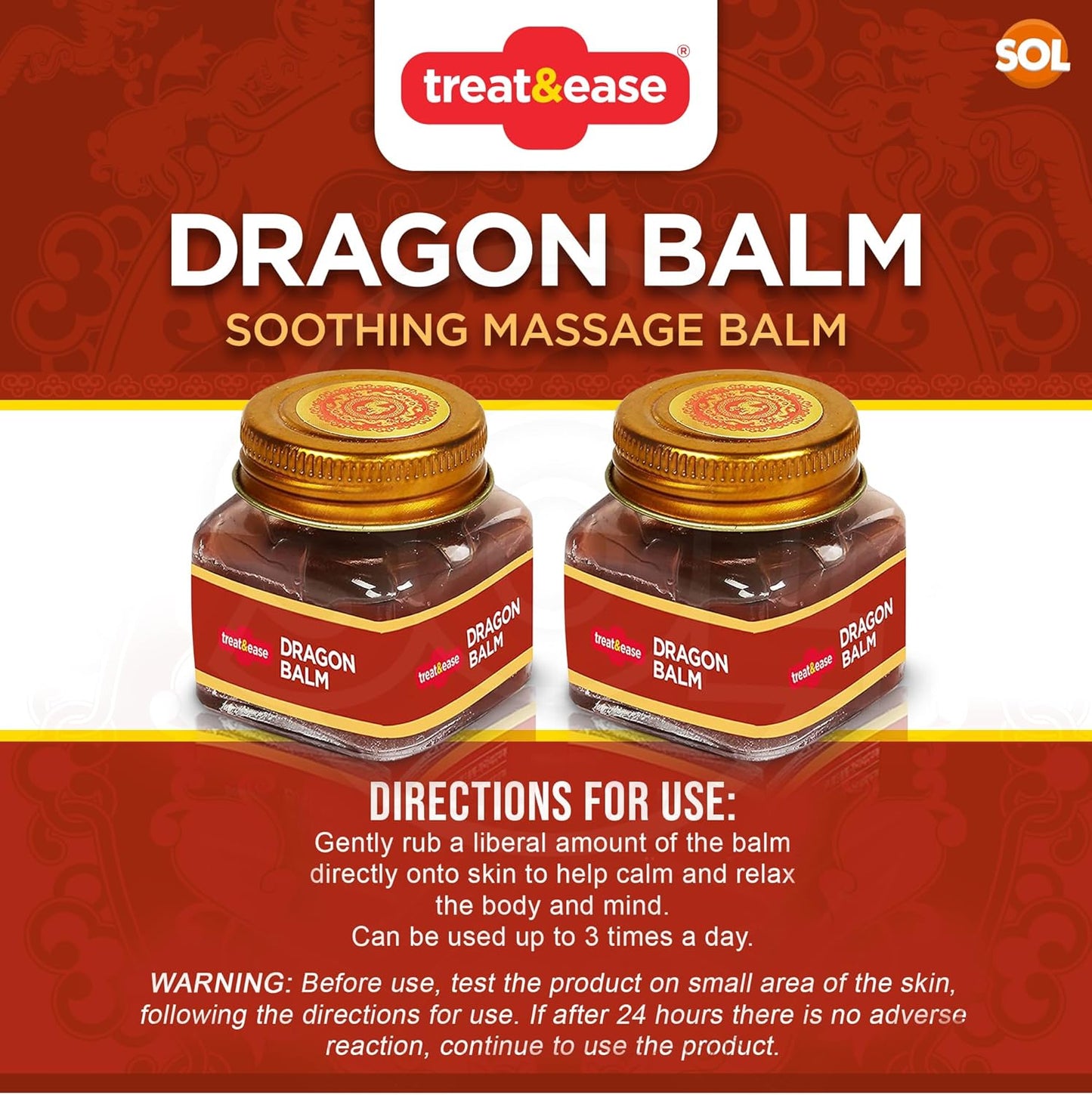 Dragon Heat Massage Balm Duo