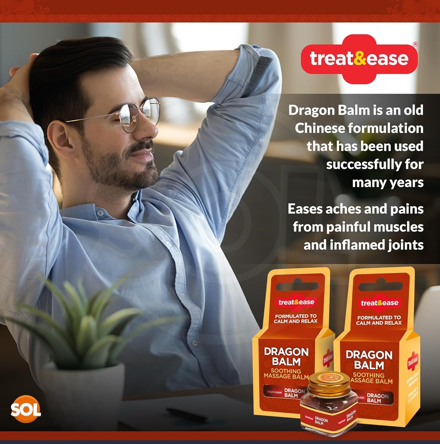 Dragon Heat Massage Balm Duo