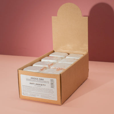 Anti-anxiety shower steamer with calming essential oils