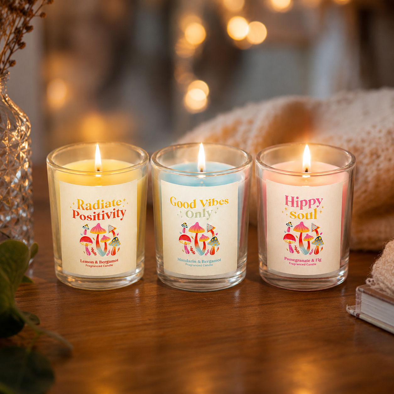 Tranquil Glow Candle Trio