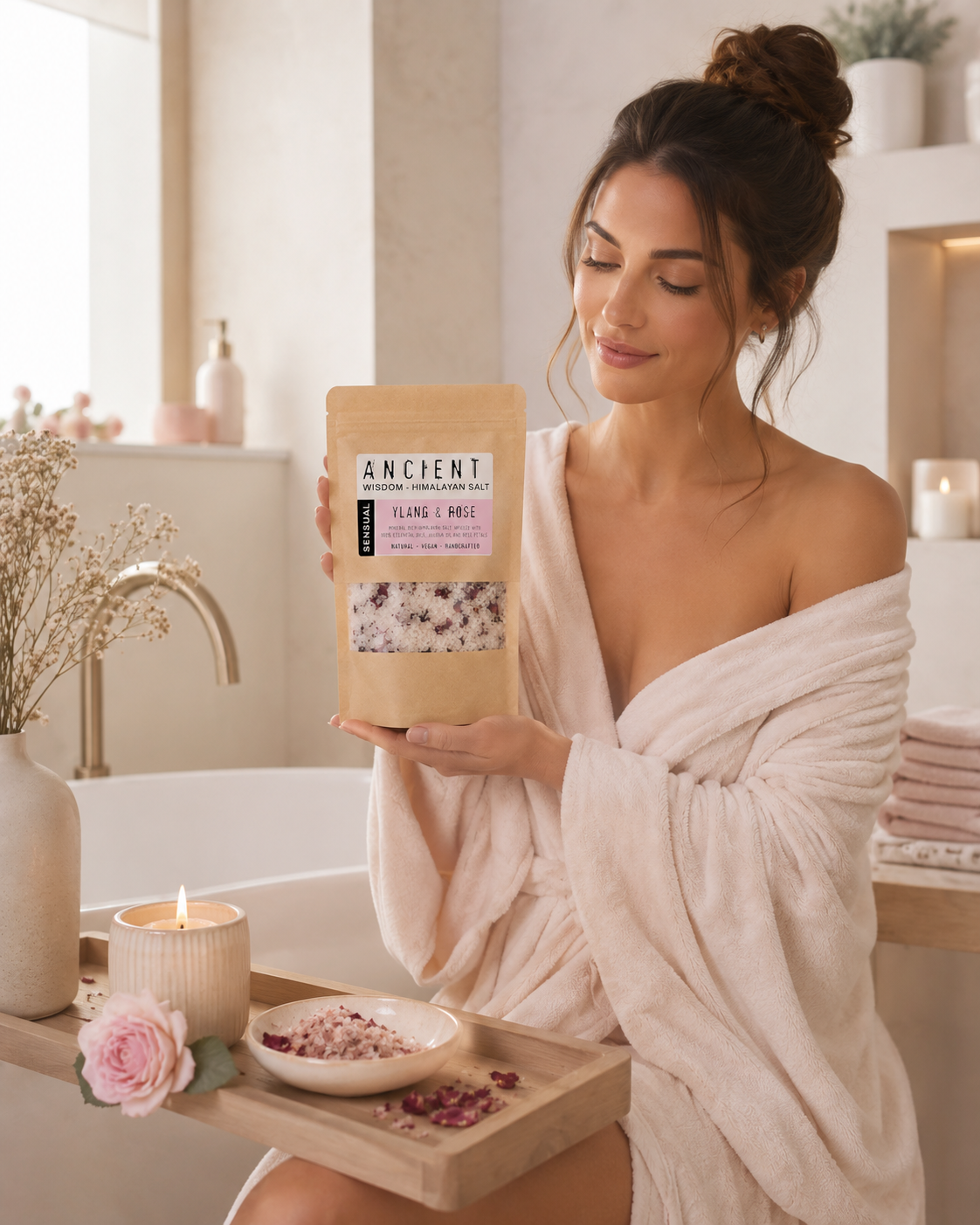 Himalayan Bliss Bath Salts calming aroma bath experience