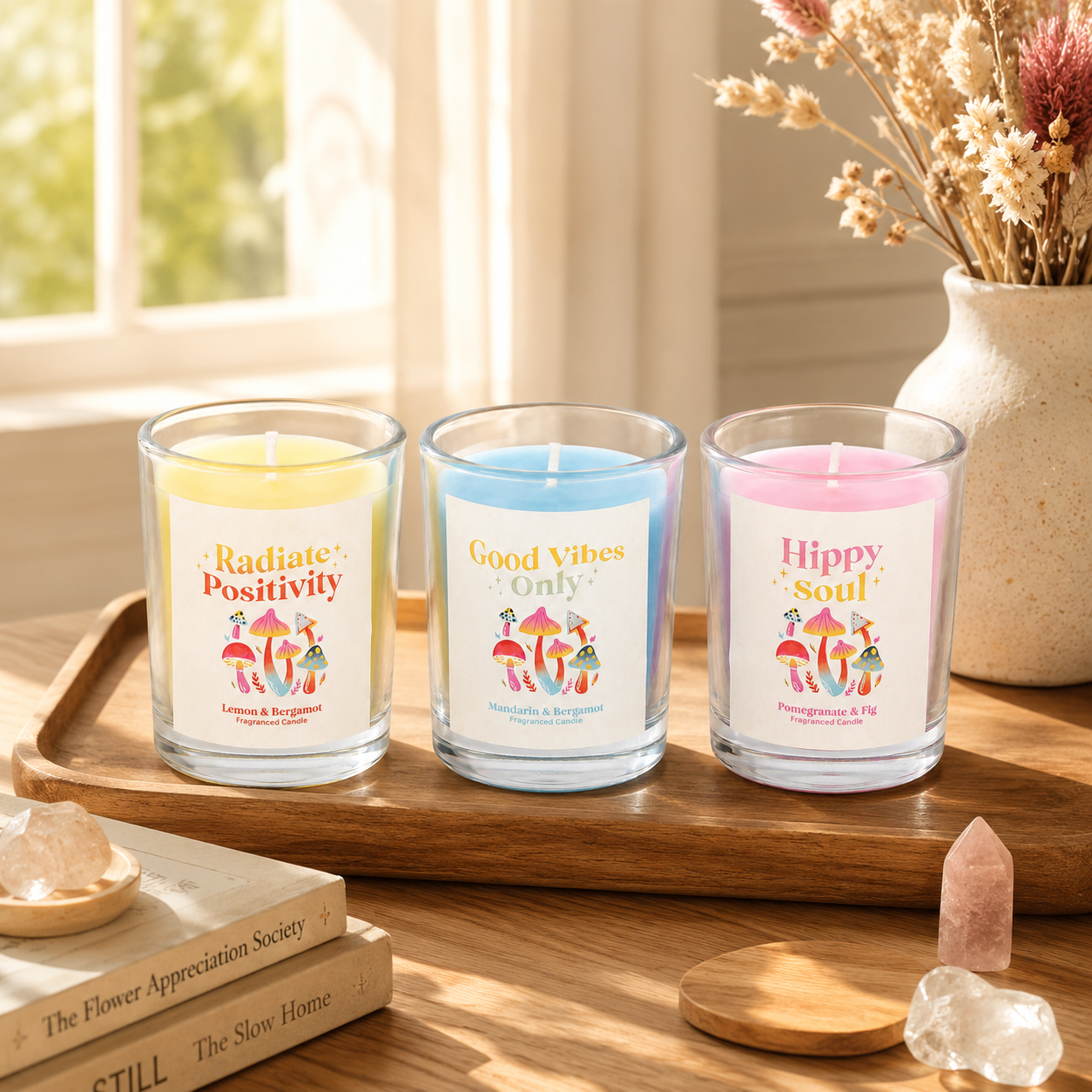 Tranquil Glow Candle Trio