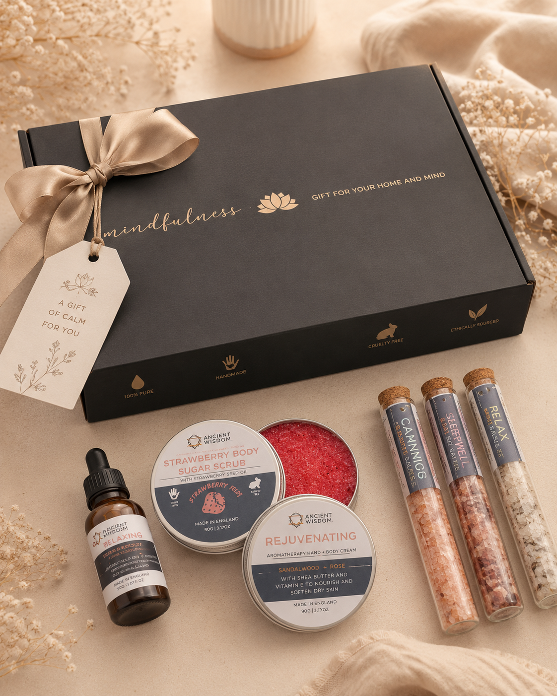 Serenity Self Care Kit lifestyle relaxation scene